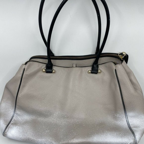 Kate Spade Large Leather Tote Customized With Bear - Picture 9 of 10